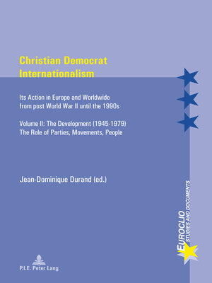 cover image of Christian Democrat Internationalism